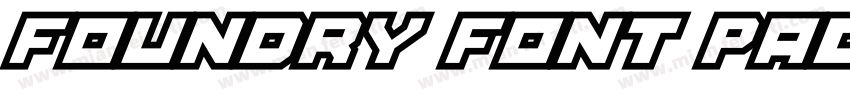 Foundry Font Pack字体转换